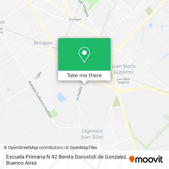 Escuela Primaria N 42 Benita Gorostidi de Gonzalez map