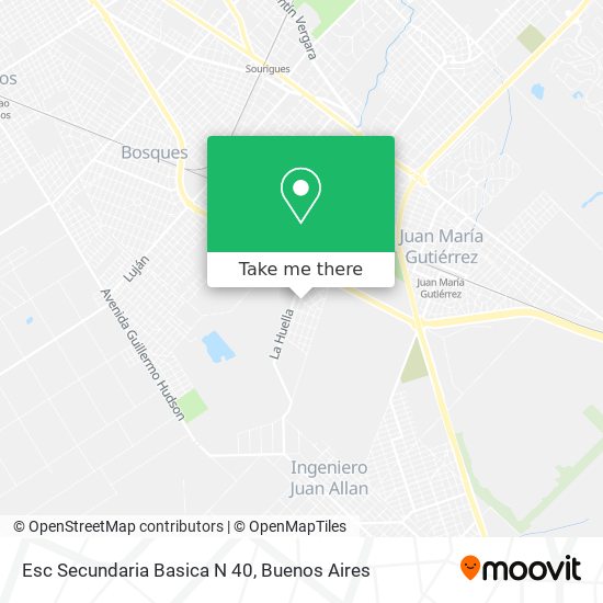 Mapa de Esc Secundaria Basica N 40