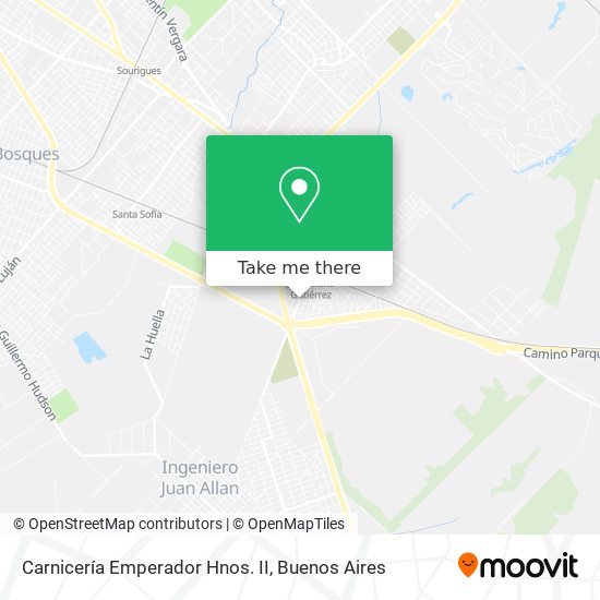 Mapa de Carnicería Emperador Hnos. II