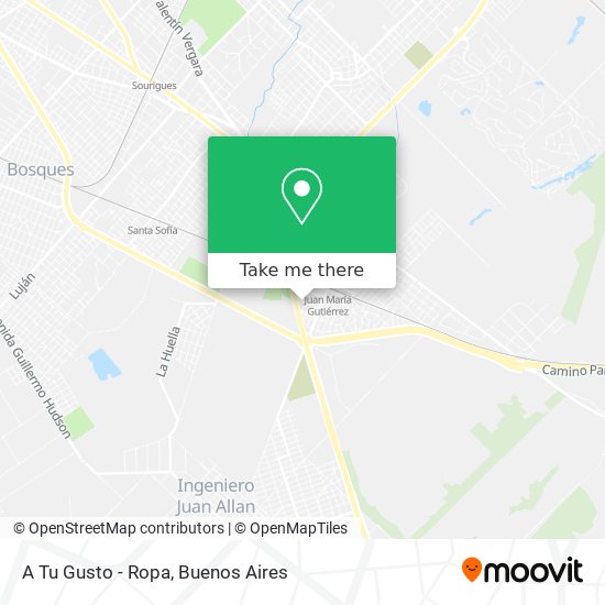 A Tu Gusto - Ropa map