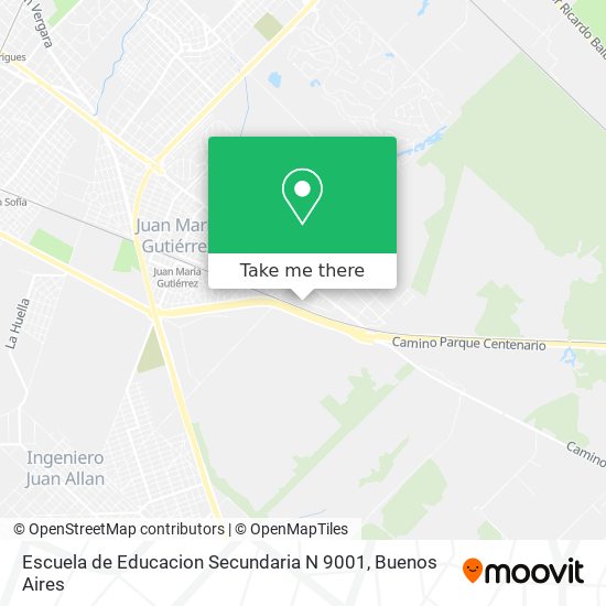 Escuela de Educacion Secundaria N 9001 map
