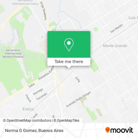 Mapa de Norma G Gomez