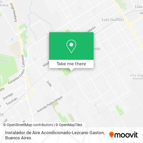 Instalador de Aire Acondicionado-Lezcano Gaston map