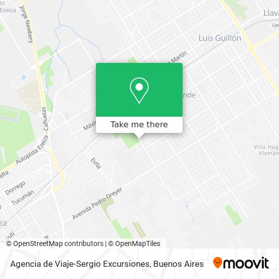 Agencia de Viaje-Sergio Excursiones map