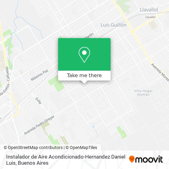 Instalador de Aire Acondicionado-Hernandez Daniel Luis map