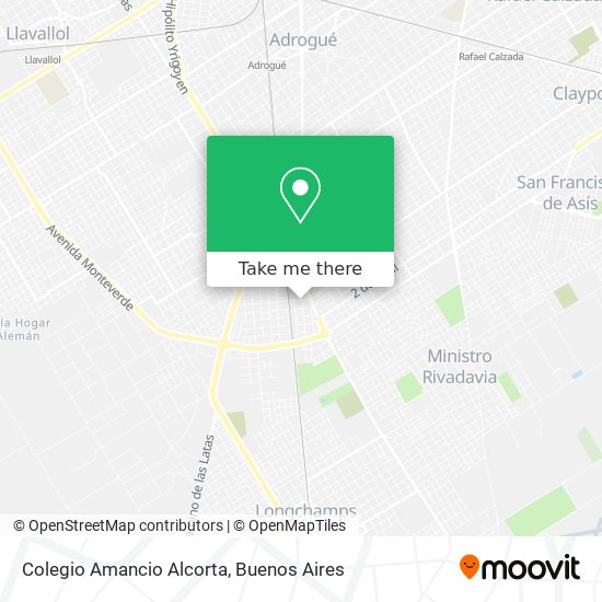 Colegio Amancio Alcorta map