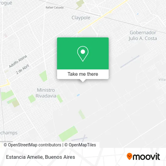 Mapa de Estancia Amelie