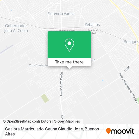 Gasista Matriculado-Gauna Claudio Jose map