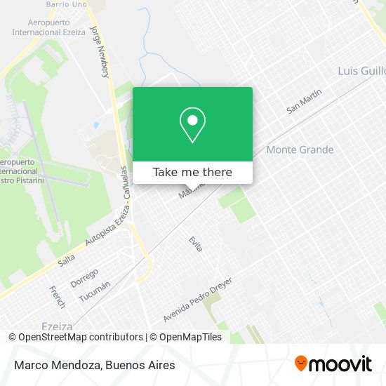 Marco Mendoza map