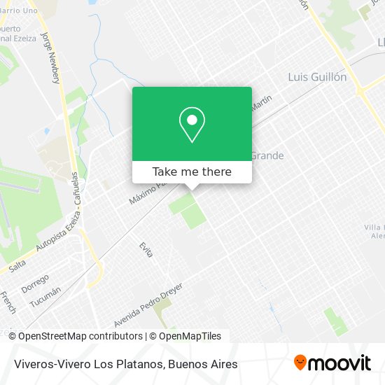 Mapa de Viveros-Vivero Los Platanos