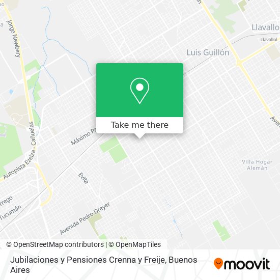 Jubilaciones y Pensiones Crenna y Freije map