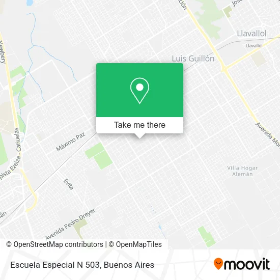 Escuela Especial N 503 map
