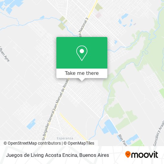 Mapa de Juegos de Living Acosta Encina