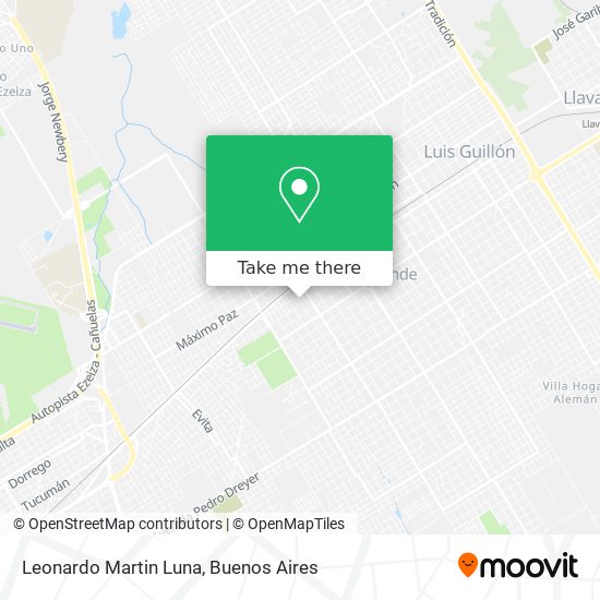 Leonardo Martin Luna map