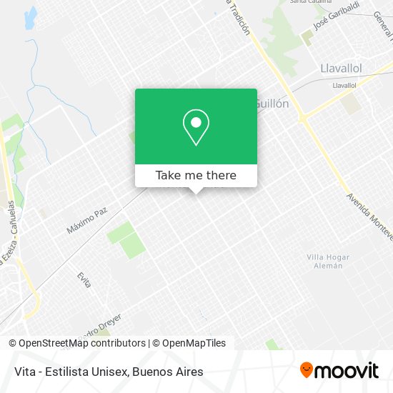 Vita - Estilista Unisex map