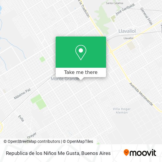 Mapa de Republica de los Niños Me Gusta