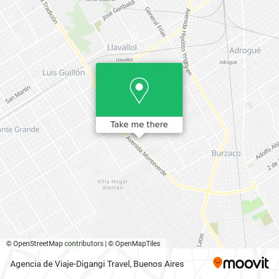 Agencia de Viaje-Digangi Travel map