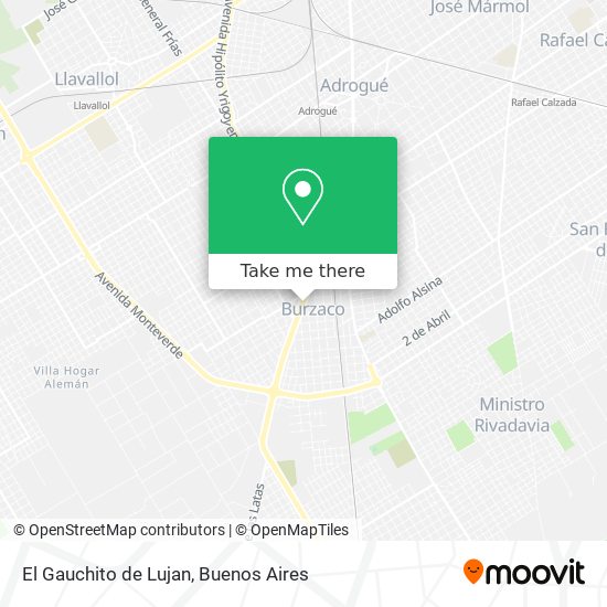 Mapa de El Gauchito de Lujan