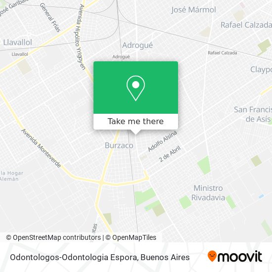 Mapa de Odontologos-Odontologia Espora