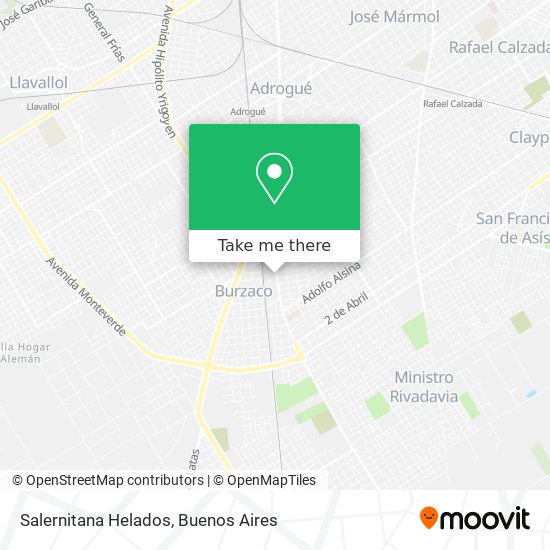Salernitana Helados map