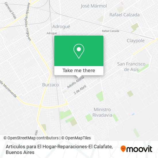 Articulos para El Hogar-Reparaciones-El Calafate map