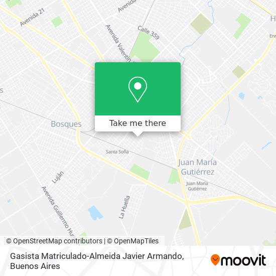 Gasista Matriculado-Almeida Javier Armando map