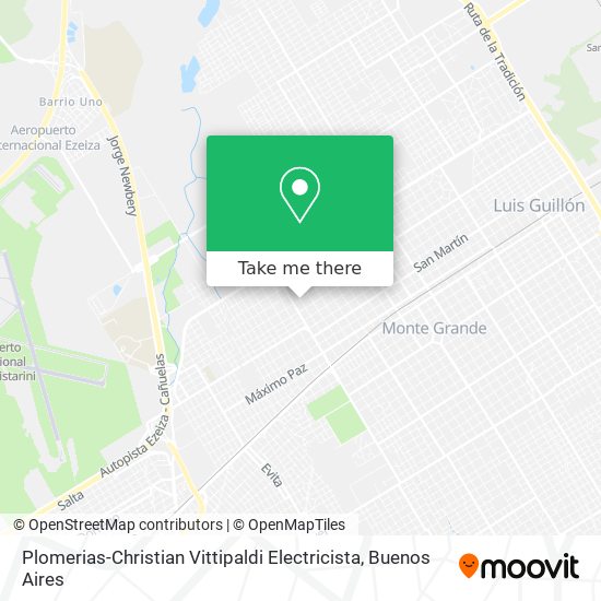 Plomerias-Christian Vittipaldi Electricista map