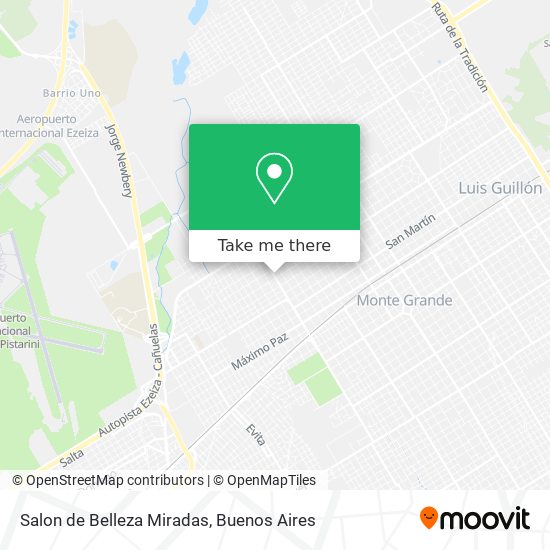 Salon de Belleza Miradas map