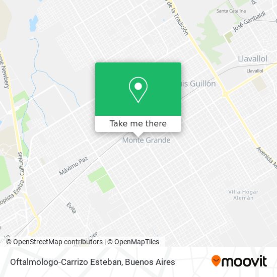 Oftalmologo-Carrizo Esteban map