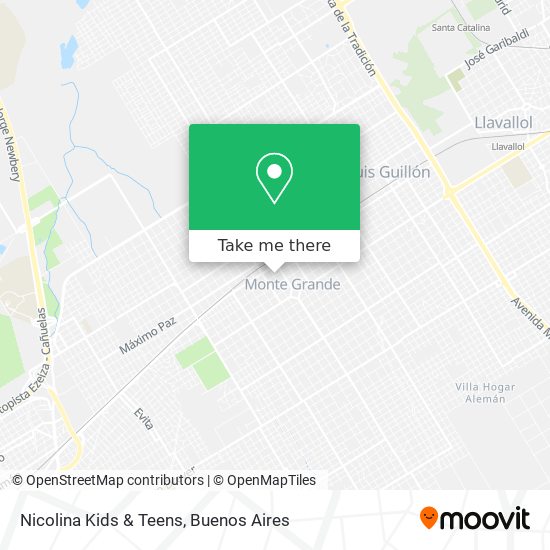 Nicolina Kids & Teens map