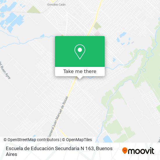 Escuela de Educación Secundaria N 163 map