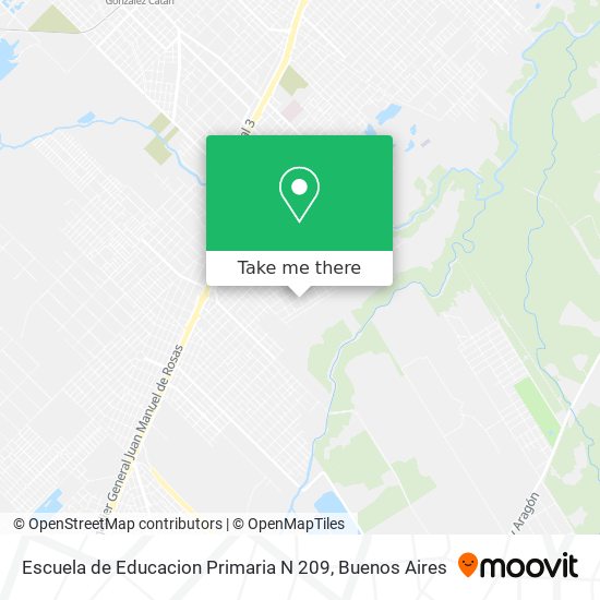 Escuela de Educacion Primaria N 209 map