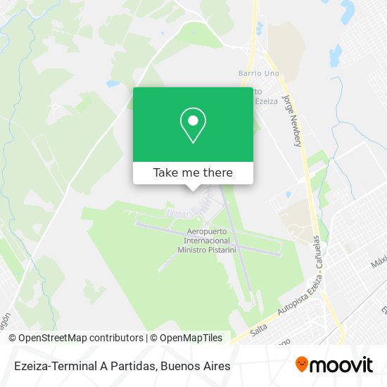 Ezeiza-Terminal A Partidas map