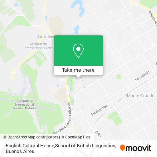 English Cultural House,School of British Linguistics map