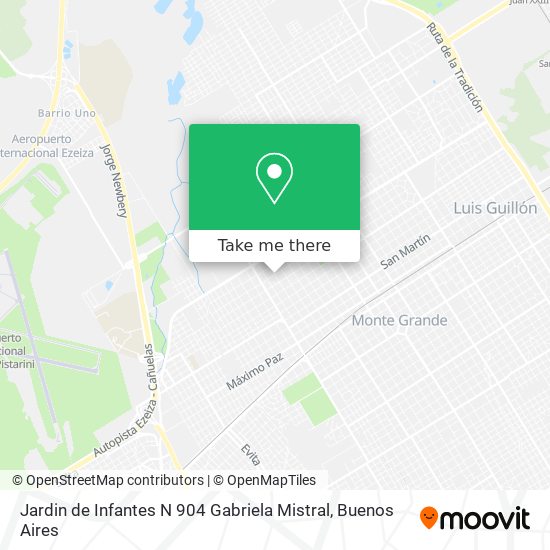 Jardin de Infantes N 904 Gabriela Mistral map
