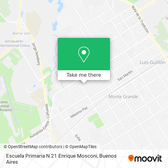 Escuela Primaria N 21 Enrique Mosconi map