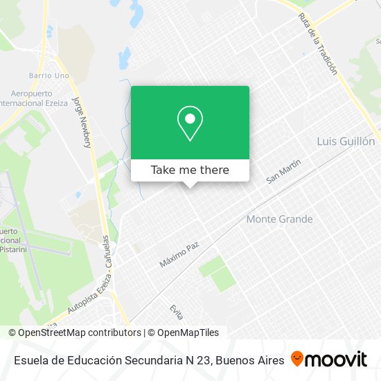 Esuela de Educación Secundaria N 23 map