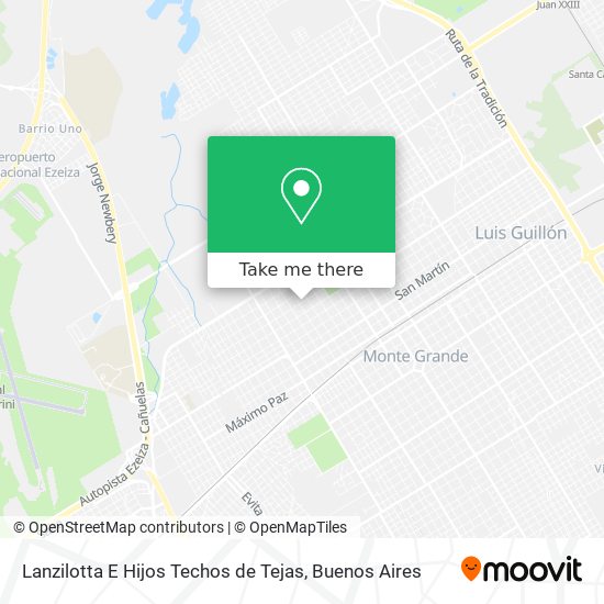 Lanzilotta E Hijos Techos de Tejas map