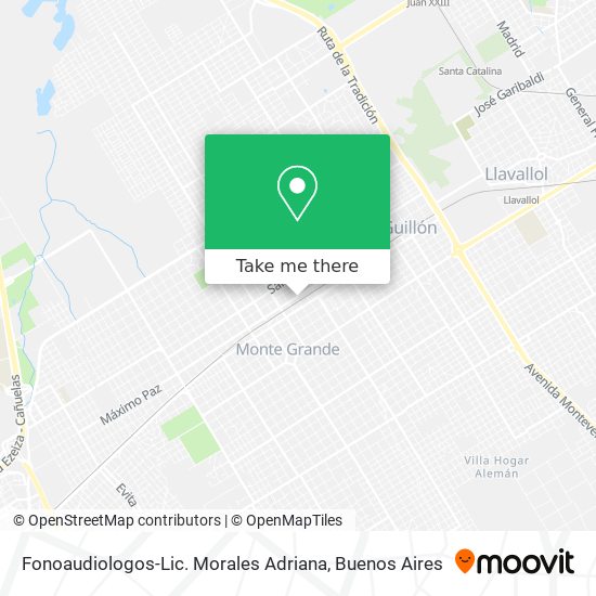 Mapa de Fonoaudiologos-Lic. Morales Adriana