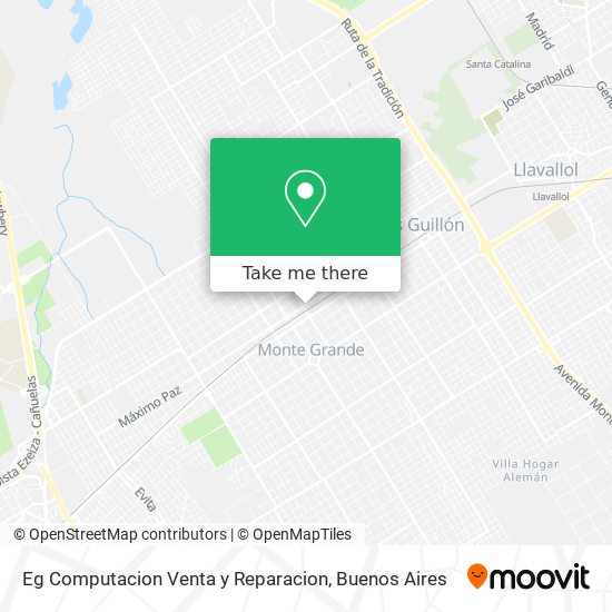 Eg Computacion Venta y Reparacion map