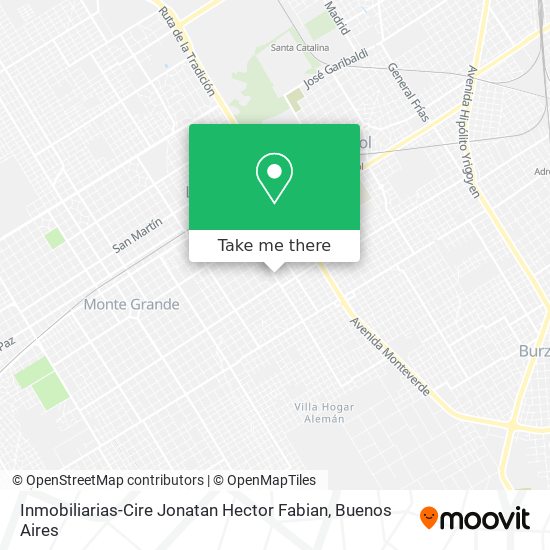 Inmobiliarias-Cire Jonatan Hector Fabian map