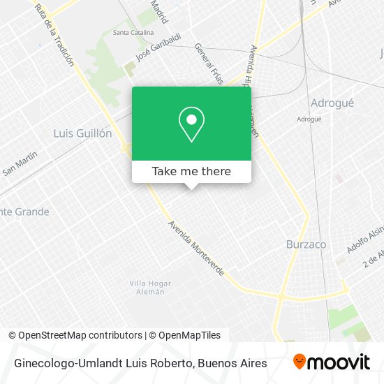 Ginecologo-Umlandt Luis Roberto map
