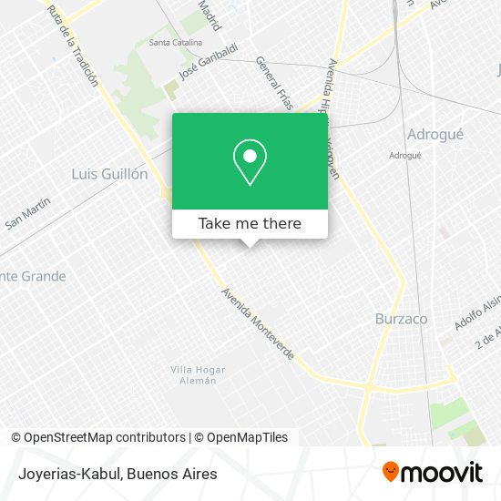 Mapa de Joyerias-Kabul