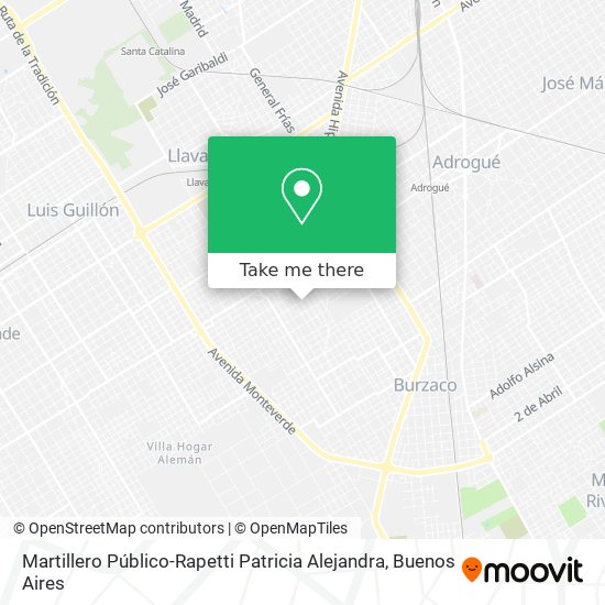 Martillero Público-Rapetti Patricia Alejandra map