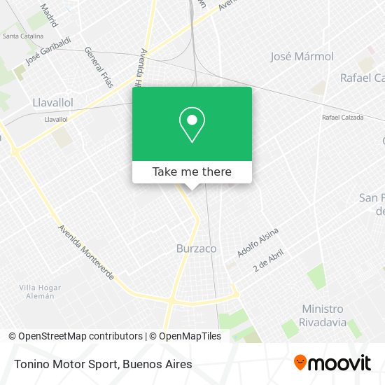 Tonino Motor Sport map