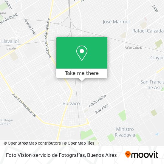 Foto Vision-servicio de Fotografías map