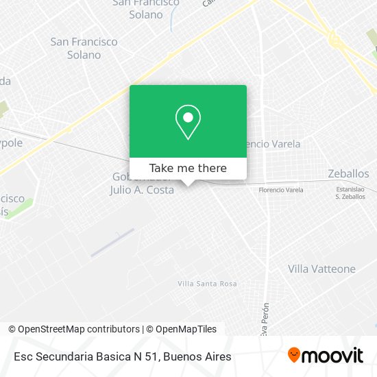 Esc Secundaria Basica N 51 map