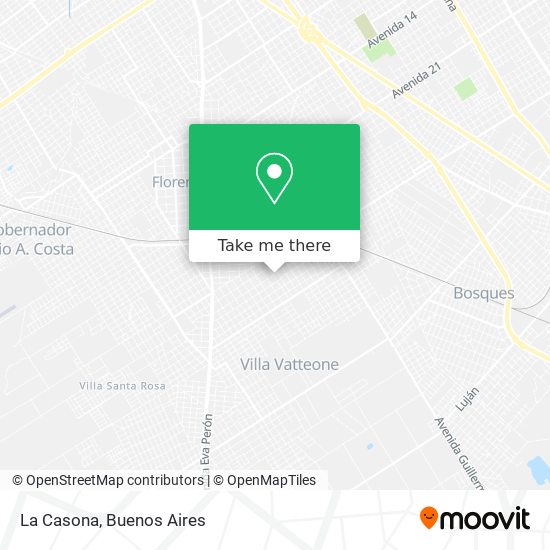 Mapa de La Casona