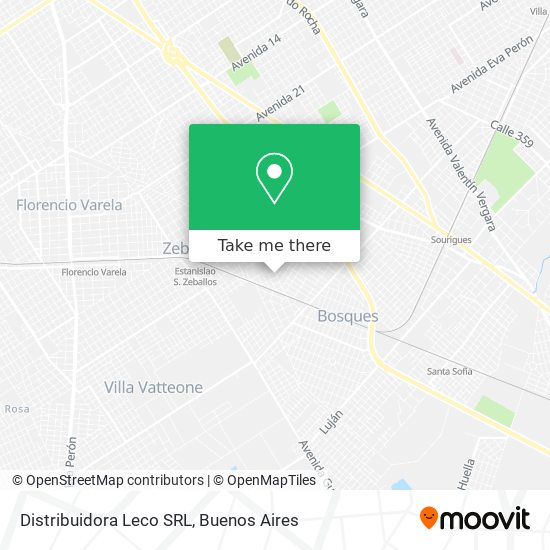 Distribuidora Leco SRL map