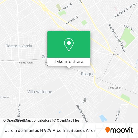 Jardin de Infantes N 929 Arco Iris map